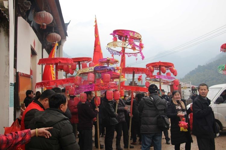 傩戏之乡源溪村传统习俗 正月傩仪表演