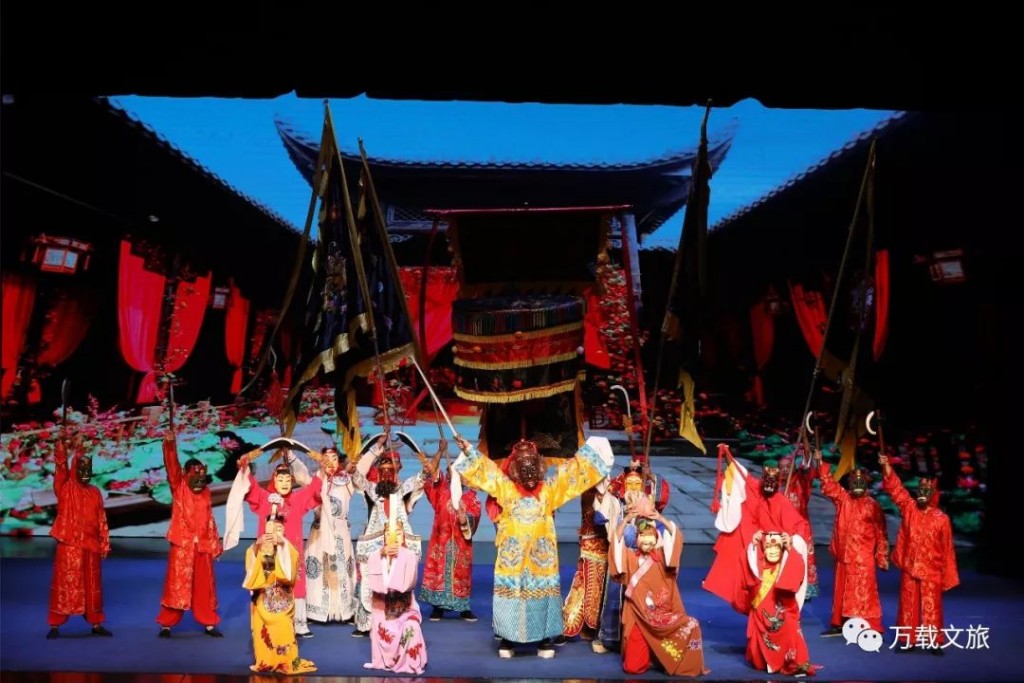百花齐放春满园 万载傩戏为基层群众带去了欢乐，送去了温暖_快讯_中国傩戏网