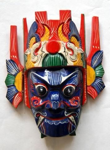 品读泸溪傩戏面具，看巧手雕刻出千年文化表情_快讯_中国傩戏网