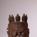 “护法神”白马藏族面具