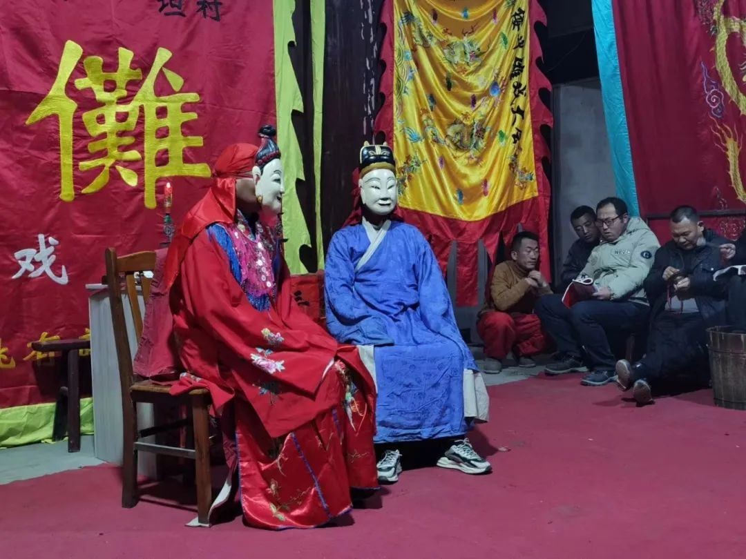池州梅街镇姚街村春节期间傩戏演出活动 受到群众好评!_快讯_中国傩戏网