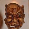 歪嘴秦童 萍乡湘东傩戏面具  彭国龙作品系列