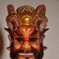 武财神 萍乡湘东傩戏面具  彭国龙作品系列
