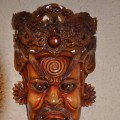 五方将（中） 萍乡湘东傩戏面具  彭国龙作品系列