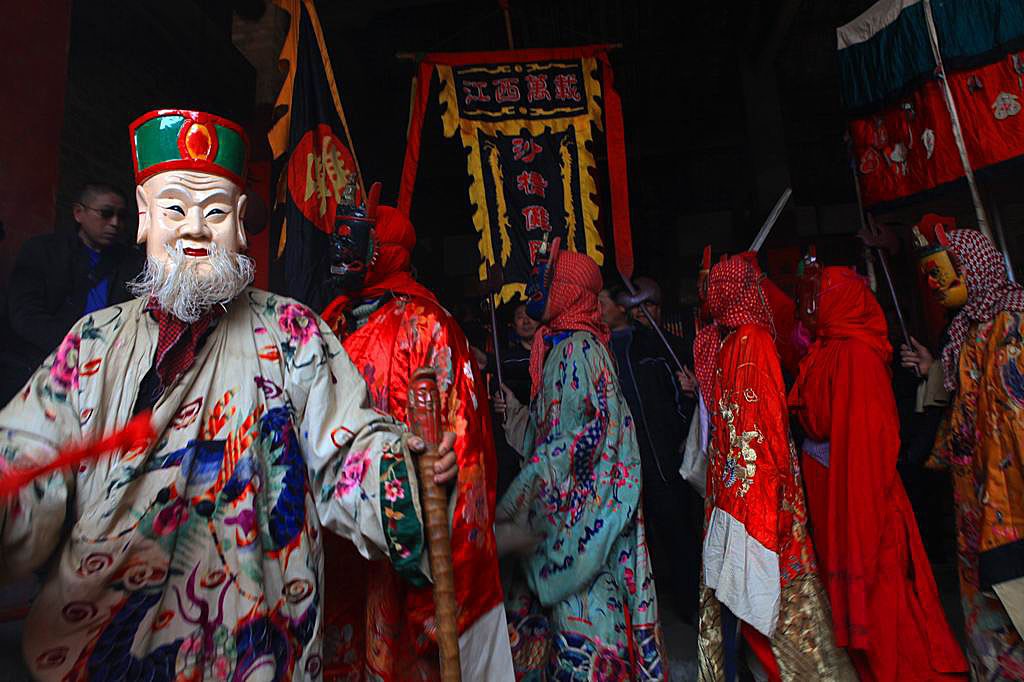 万载开口傩又称“跳魈”_名词百科_中国傩戏网