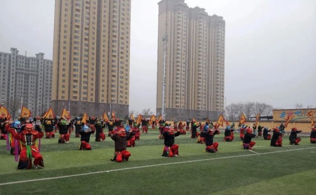  寿阳县傩舞竹马融古韵 青春非遗闹新春